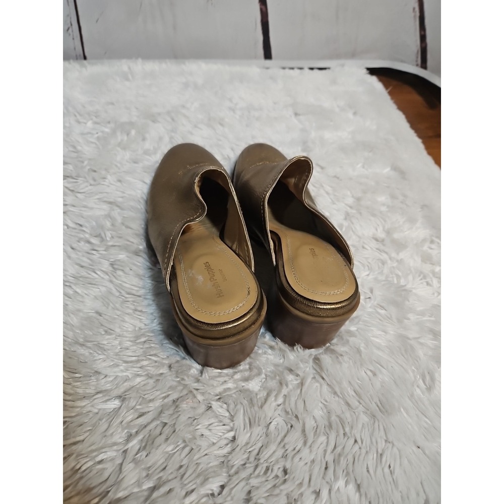 Hush Puppies Women's Size 8.5 M  Moyen Mules, GOLD‎ - Picture 4 of 14